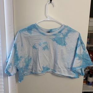 Gildan Self Tie Dyed Crop Top